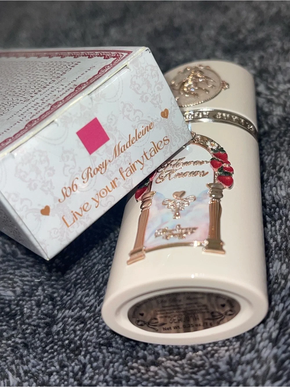 Flower knows Strawberry Kisses lip gloss in 06 Rosy Madeleine